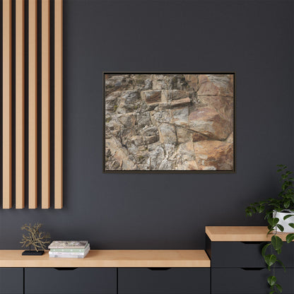 Sandstone Symphony - Unique Stretched Canvas Wall Art - Art By Earth