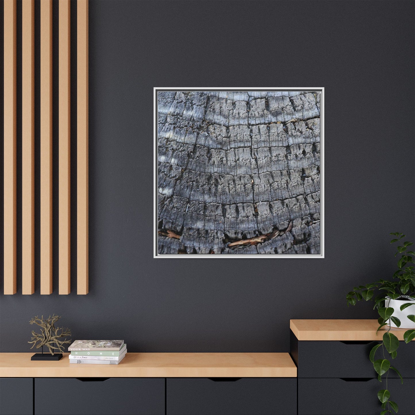 Charred Memories - Unique Stretched Canvas Wall Art - Art By Earth