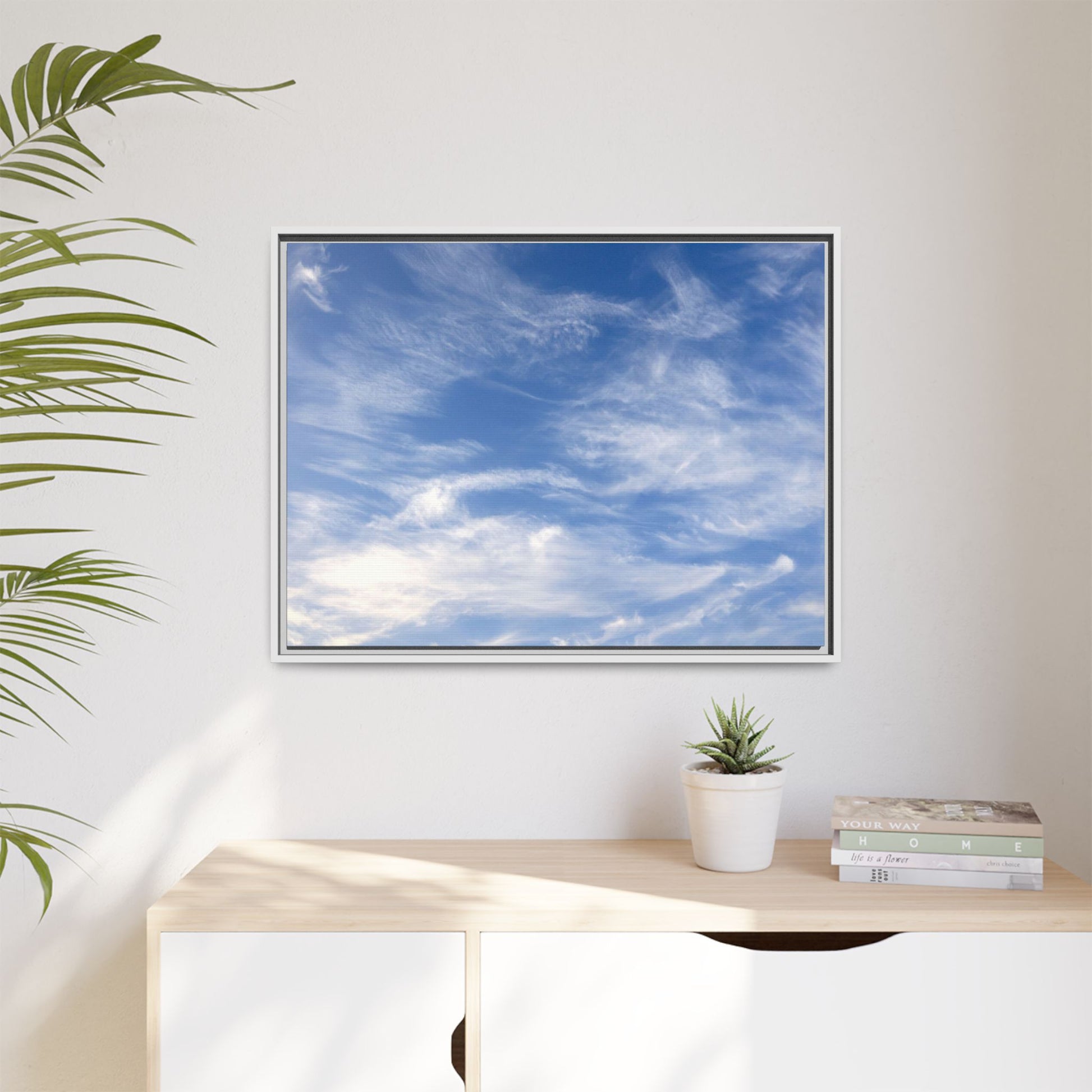 Ethereal Blue Tapestry - Unique Stretched Canvas Wall Art - Art By Earth