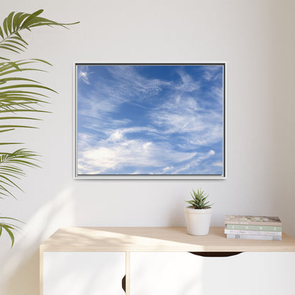 Ethereal Blue Tapestry - Unique Stretched Canvas Wall Art - Art By Earth