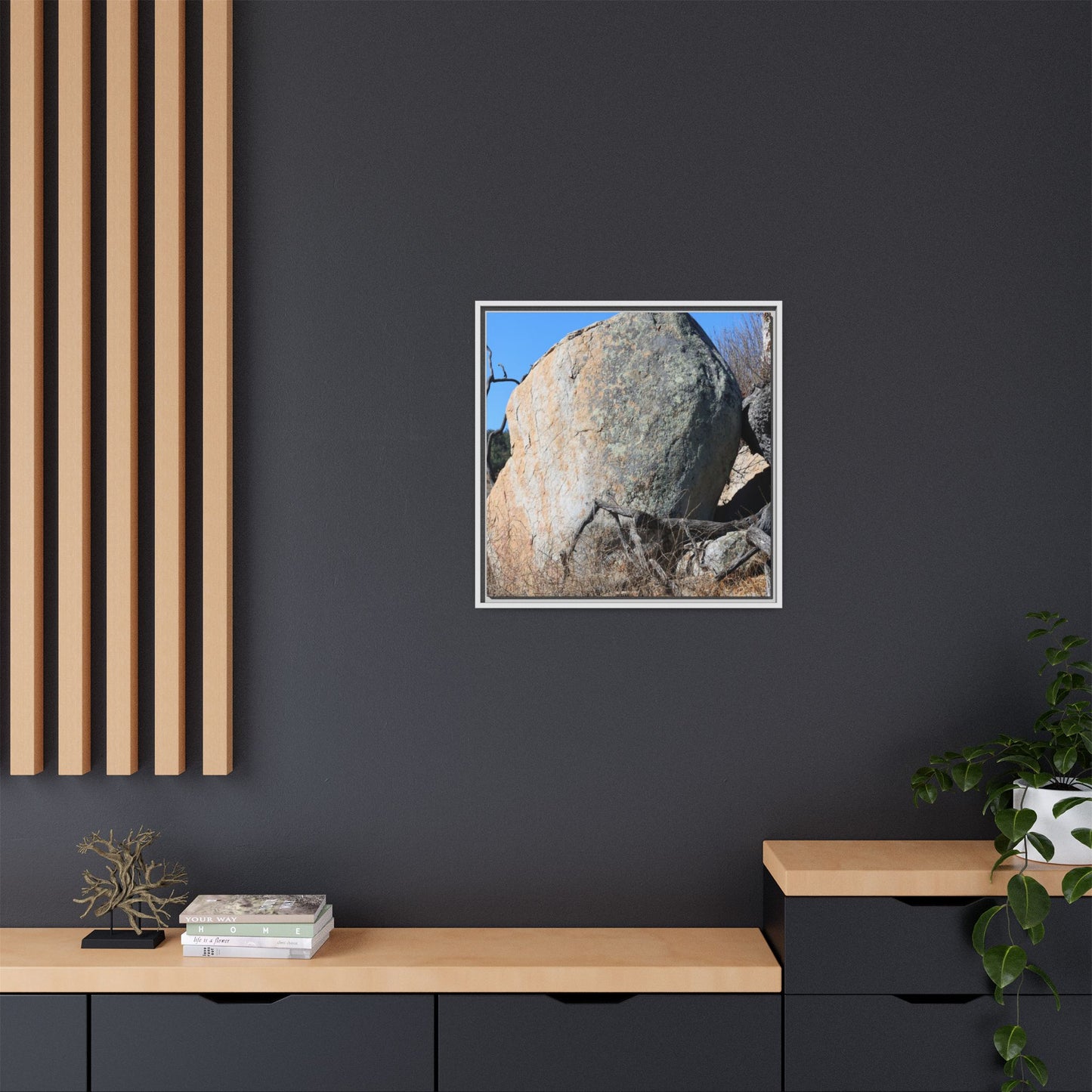 Stony Sentinel - Unique Stretched Canvas Wall Art - Art By Earth