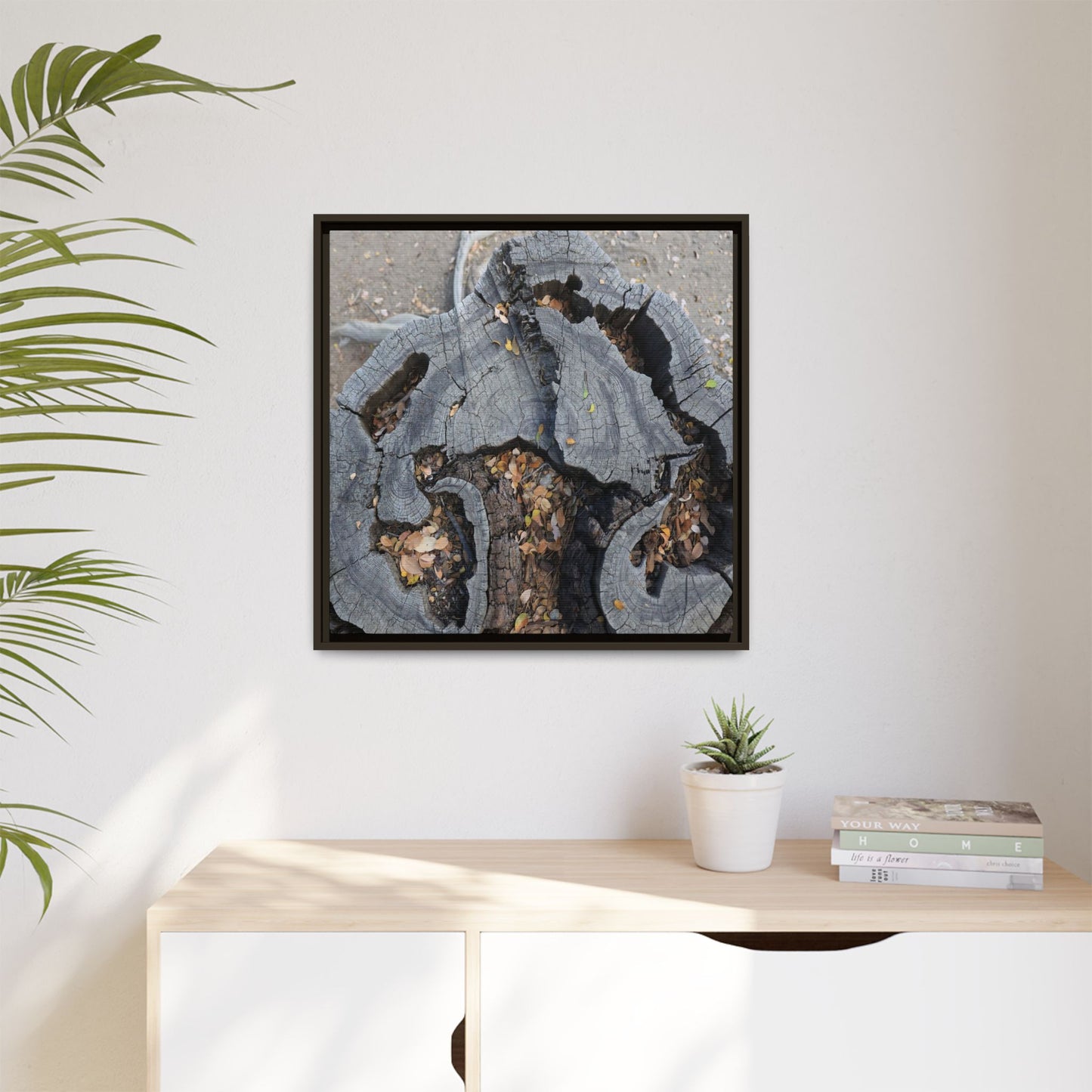 Time's Fractal Memory - Unique Stretched Canvas Wall Art - Art By Earth