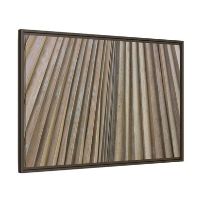 Wooden Whispers - Unique Stretched Canvas Wall Art - Art By Earth