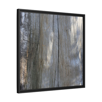 Weathered Wood Surface - Unique Stretched Canvas Wall Art