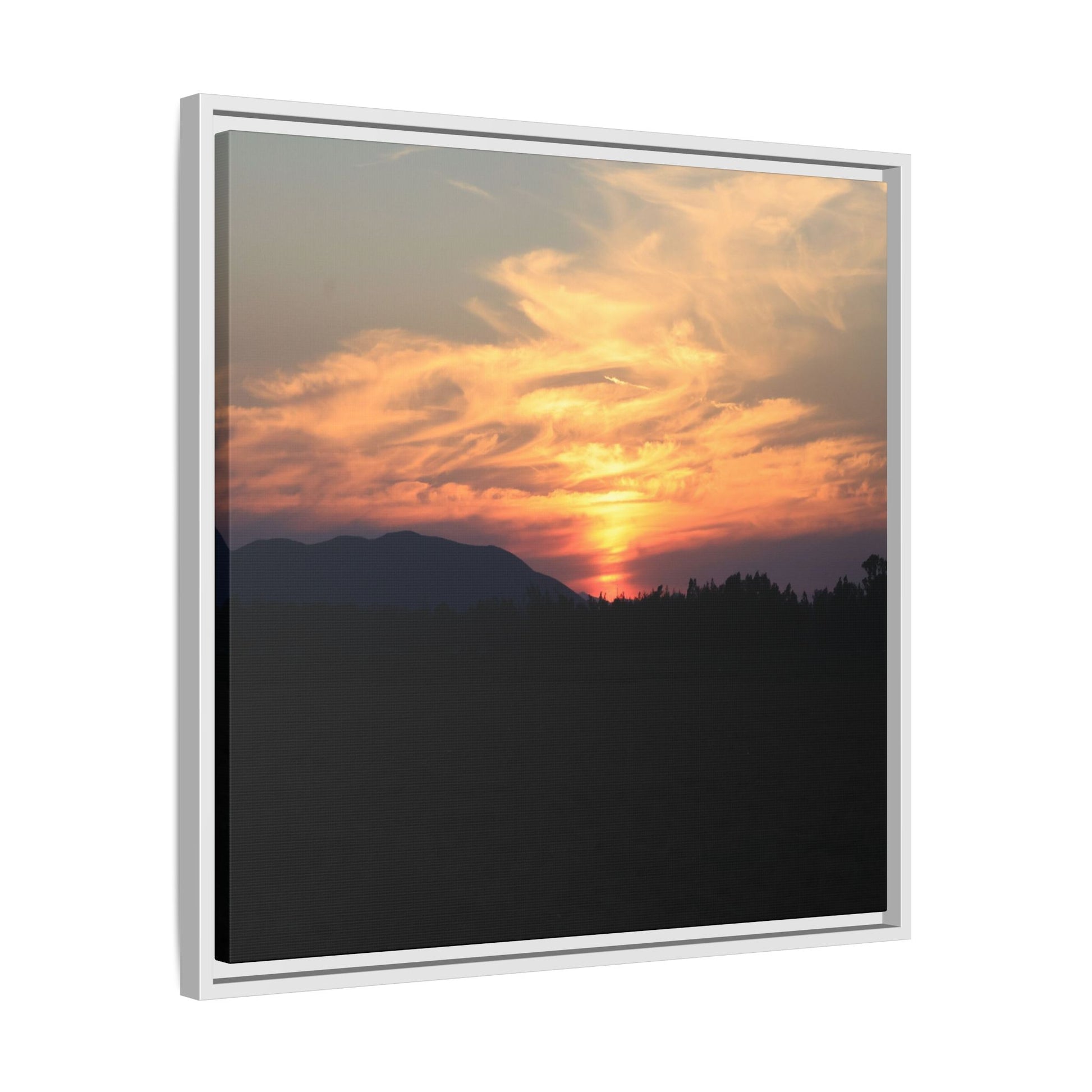 Gilded Horizon - Unique Stretched Canvas Wall Art - Art By Earth