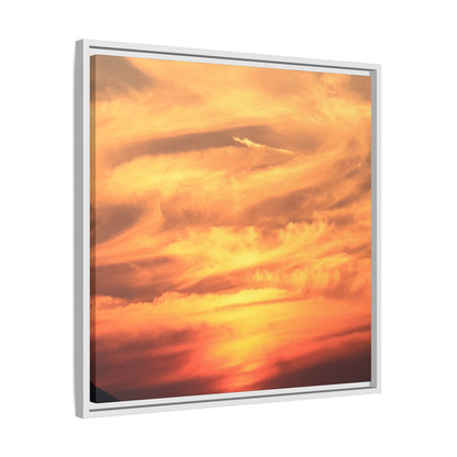 Burning Skies - Unique Stretched Canvas Wall Art - Art By Earth