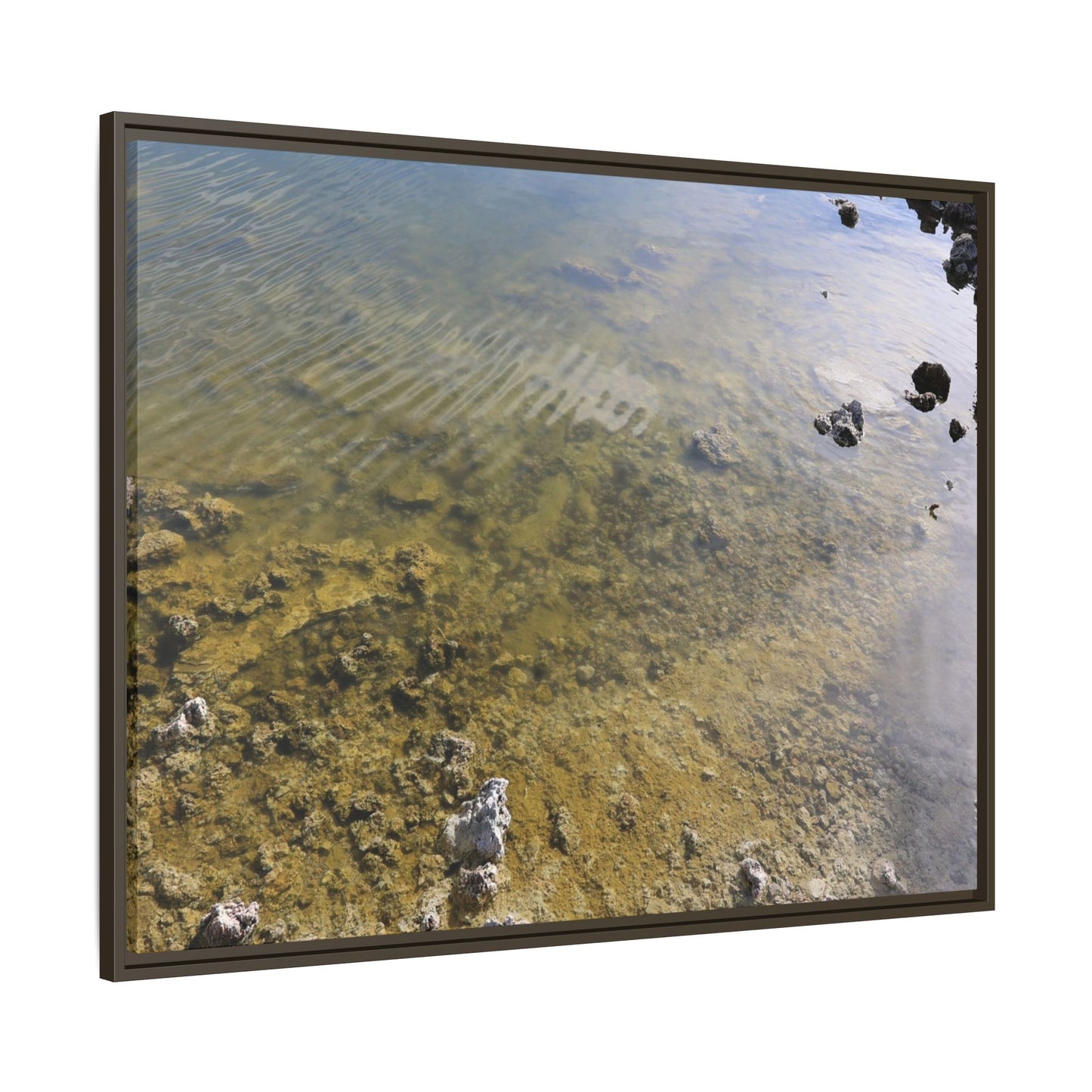 Ripples of Stone - Unique Stretched Canvas Wall Art