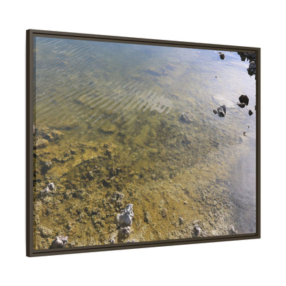 Ripples of Stone - Unique Stretched Canvas Wall Art