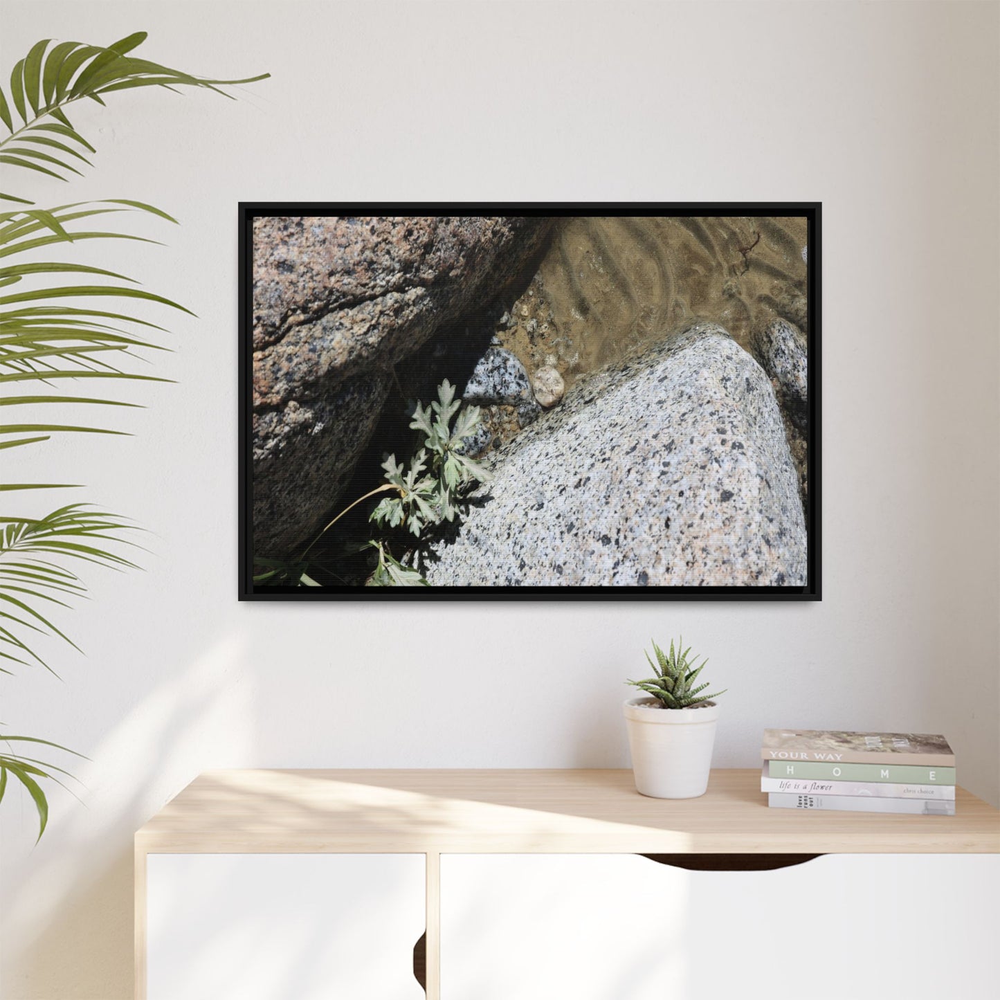 Resilience in Stone - Unique Stretched Canvas Wall Art - Art By Earth