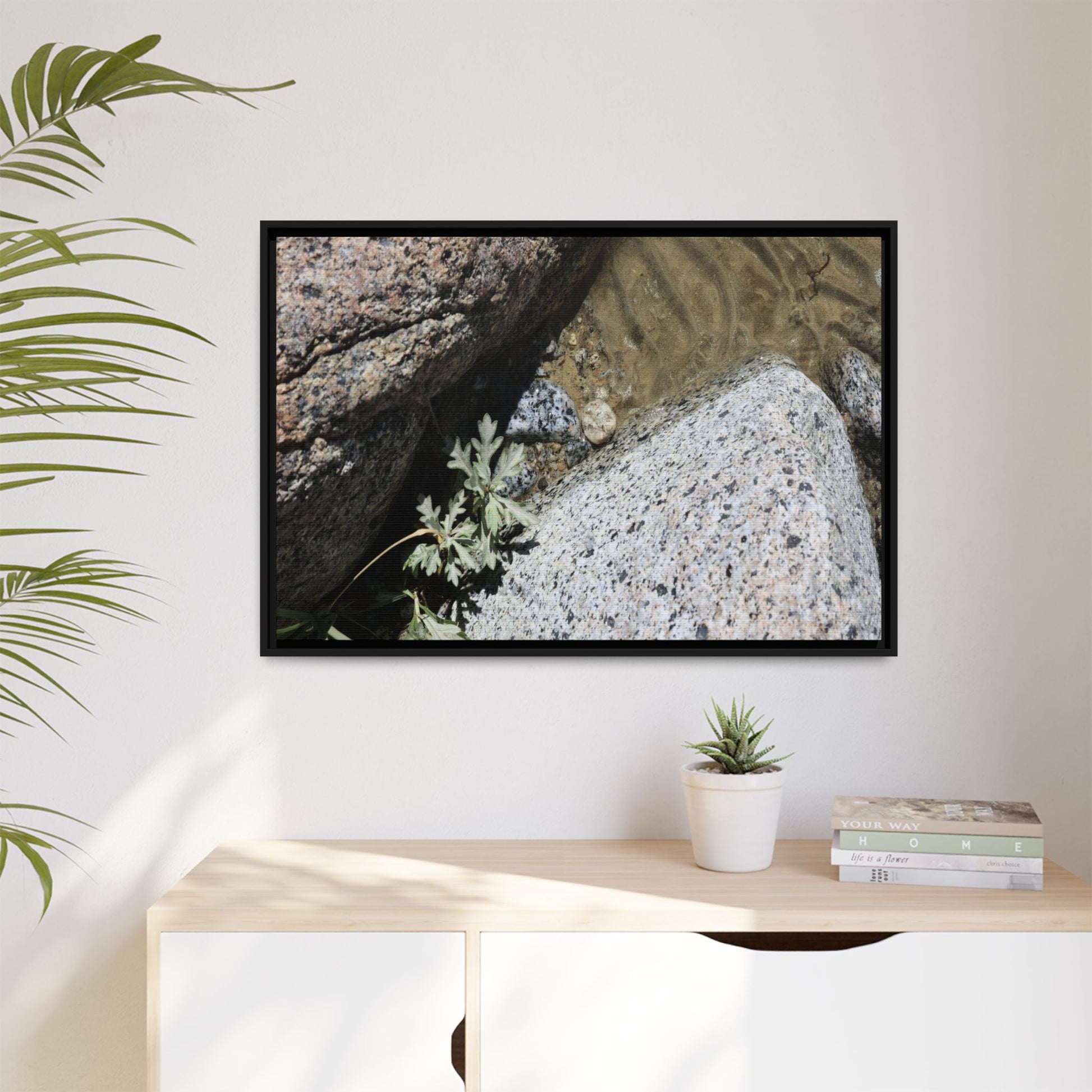 Resilience in Stone - Unique Stretched Canvas Wall Art - Art By Earth