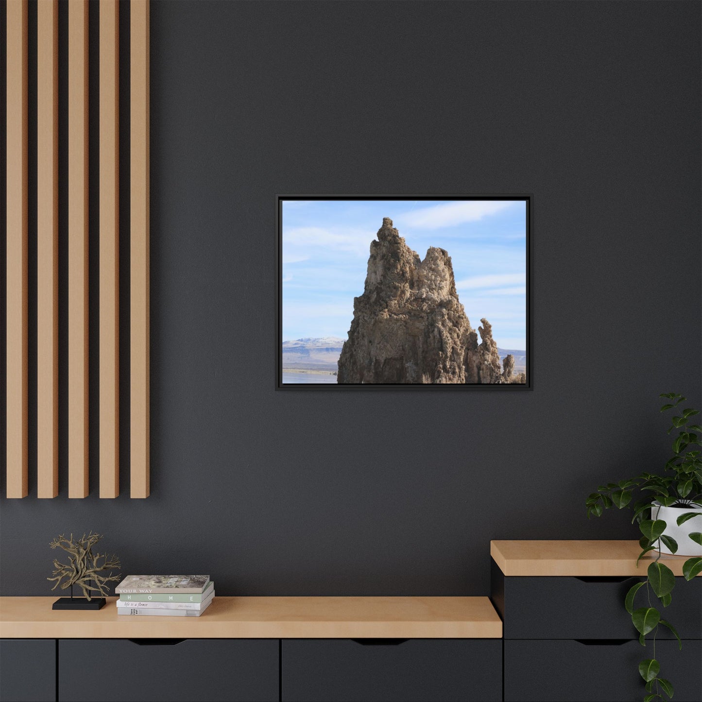 Tufa Towers of Silence - Unique Stretched Canvas Wall Art