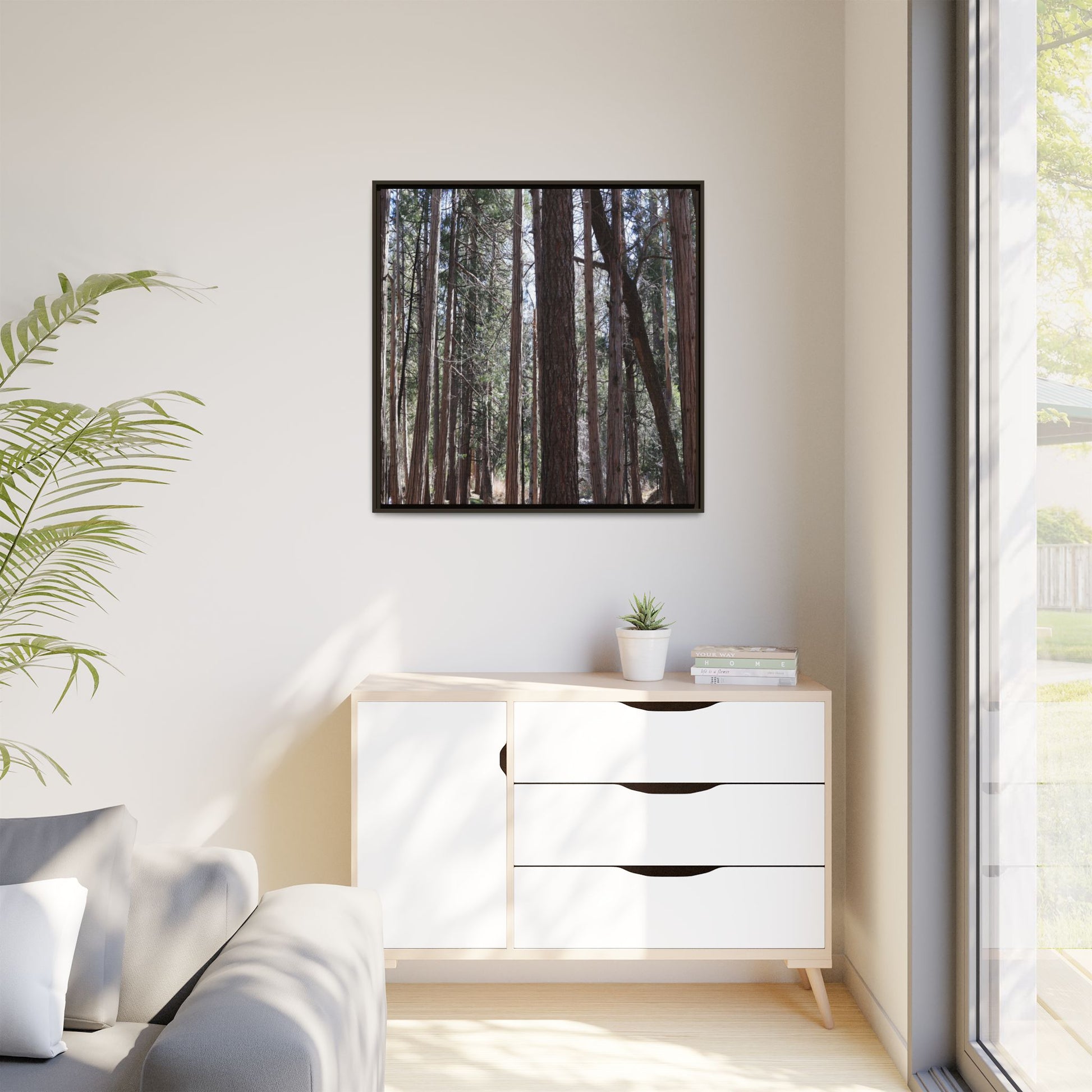 Forest Cathedral - Unique Stretched Canvas Wall Art - Art By Earth