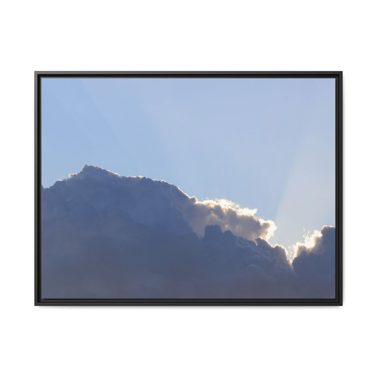 Cloud Divide - Unique Stretched Canvas Wall Art - Art By Earth