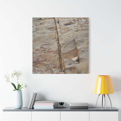 Cracked Canvas of Time - Unique Frameless Canvas Wall Art - Art By Earth