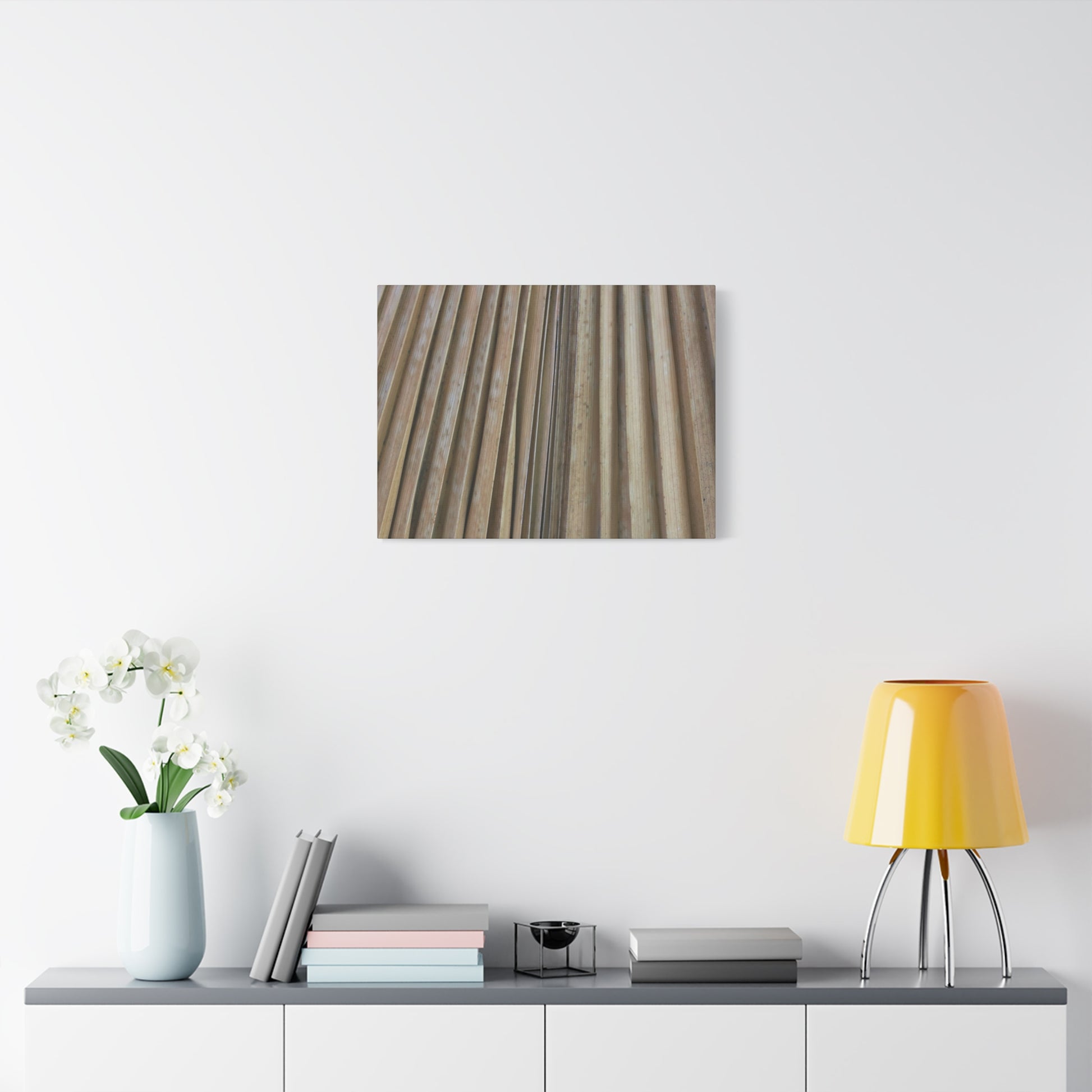 Linear Rhythm - Unique Frameless Canvas Wall Art - Art By Earth