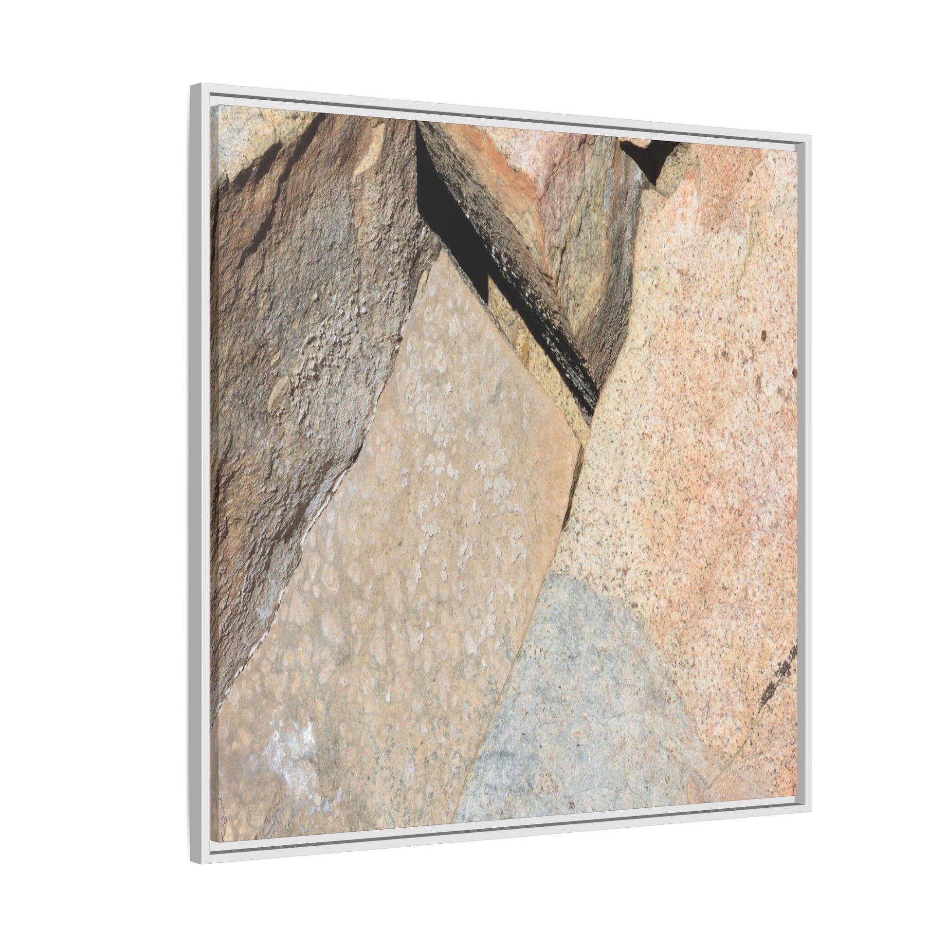 Rock Fragment - Unique Stretched Canvas Wall Art - Art By Earth
