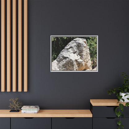 Stone's Silent Whisper - Unique Stretched Canvas Wall Art - Art By Earth