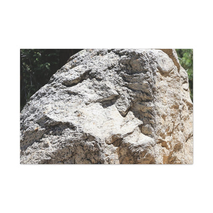 Stone of Solitude - Unique Frameless Canvas Wall Art - Art By Earth