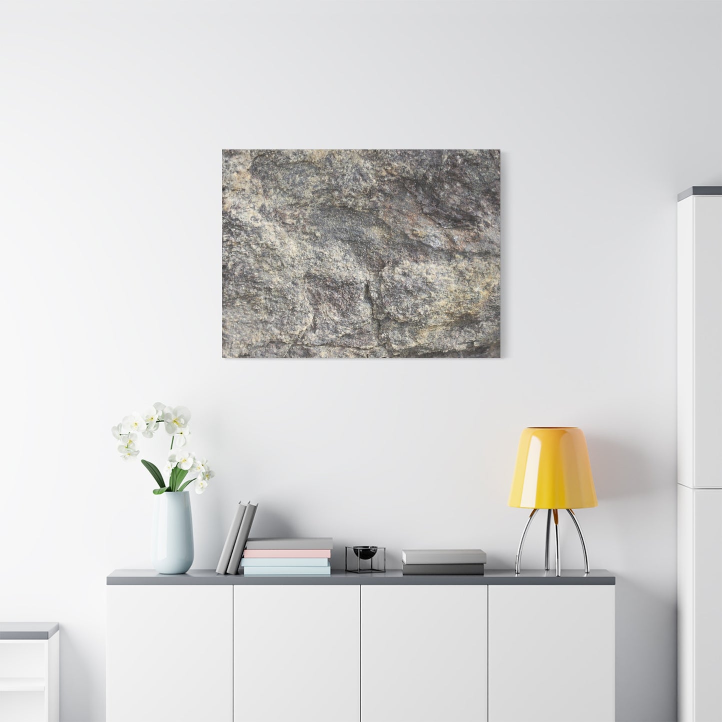 Granite Memory - Unique Frameless Canvas Wall Art - Art By Earth