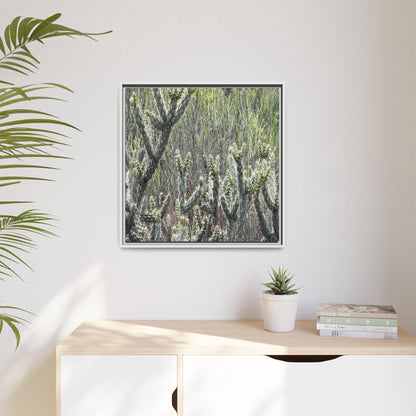 Prickly Paradise - Unique Stretched Canvas Wall Art - Art By Earth