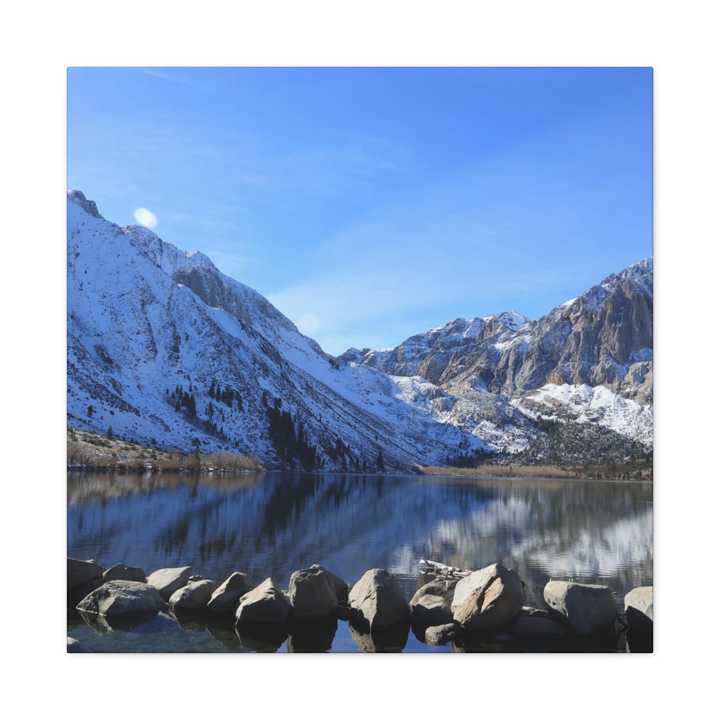 Reflections of Silence - Unique Frameless Canvas Wall Art