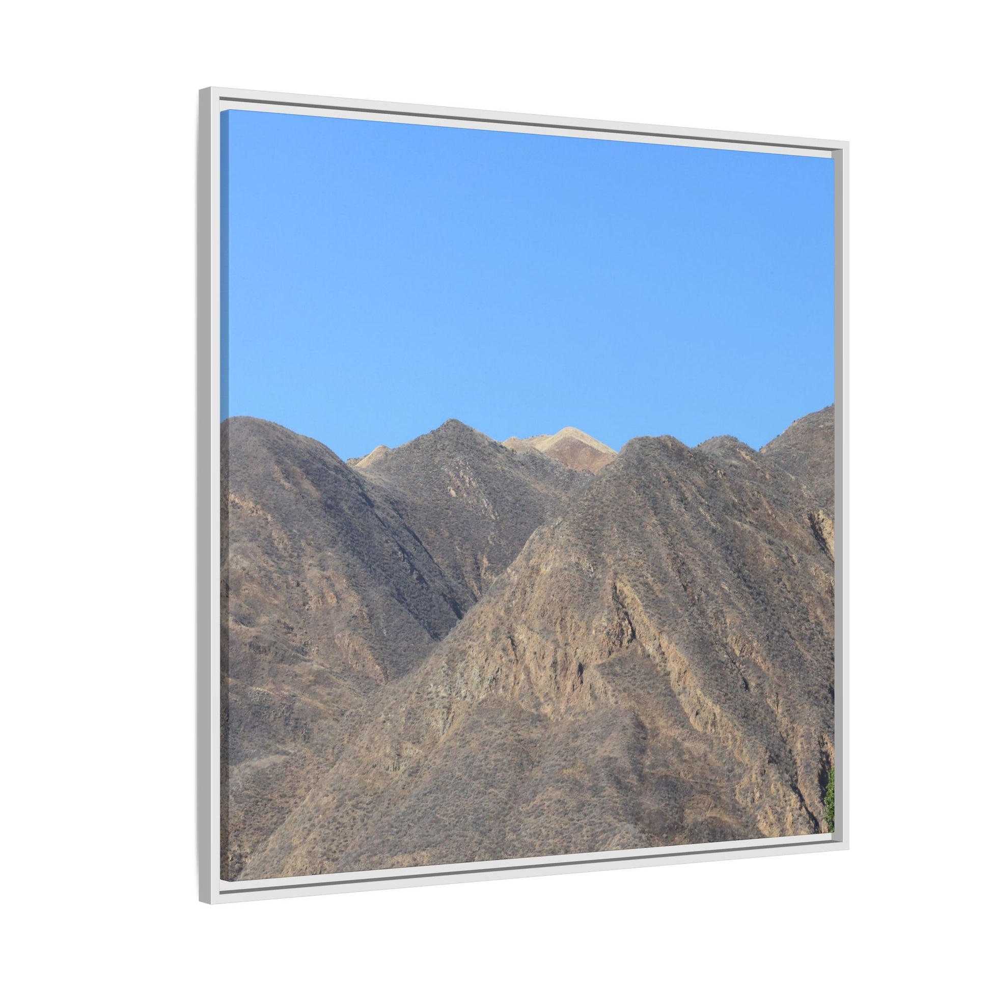 Echoes of Barren Peaks - Unique Stretched Canvas Wall Art - Art By Earth