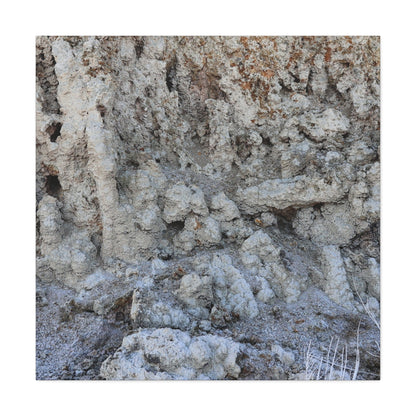 Cracked Earth Whispers - Unique Frameless Canvas Wall Art