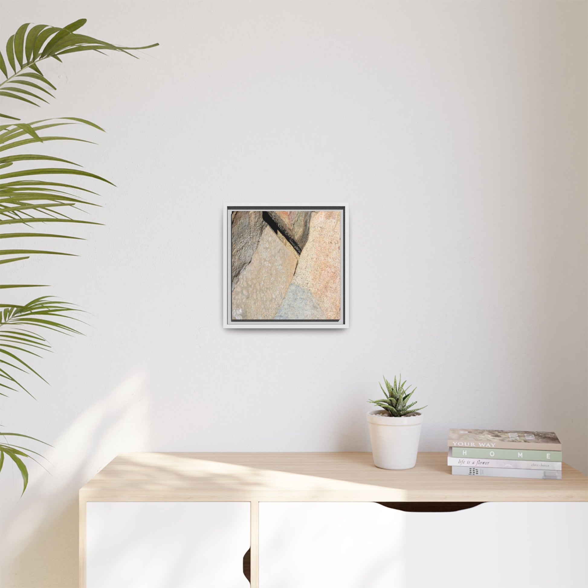 Rock Fragment - Unique Stretched Canvas Wall Art - Art By Earth