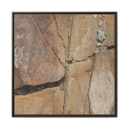 Rusty Crevices - Unique Stretched Canvas Wall Art - Art By Earth
