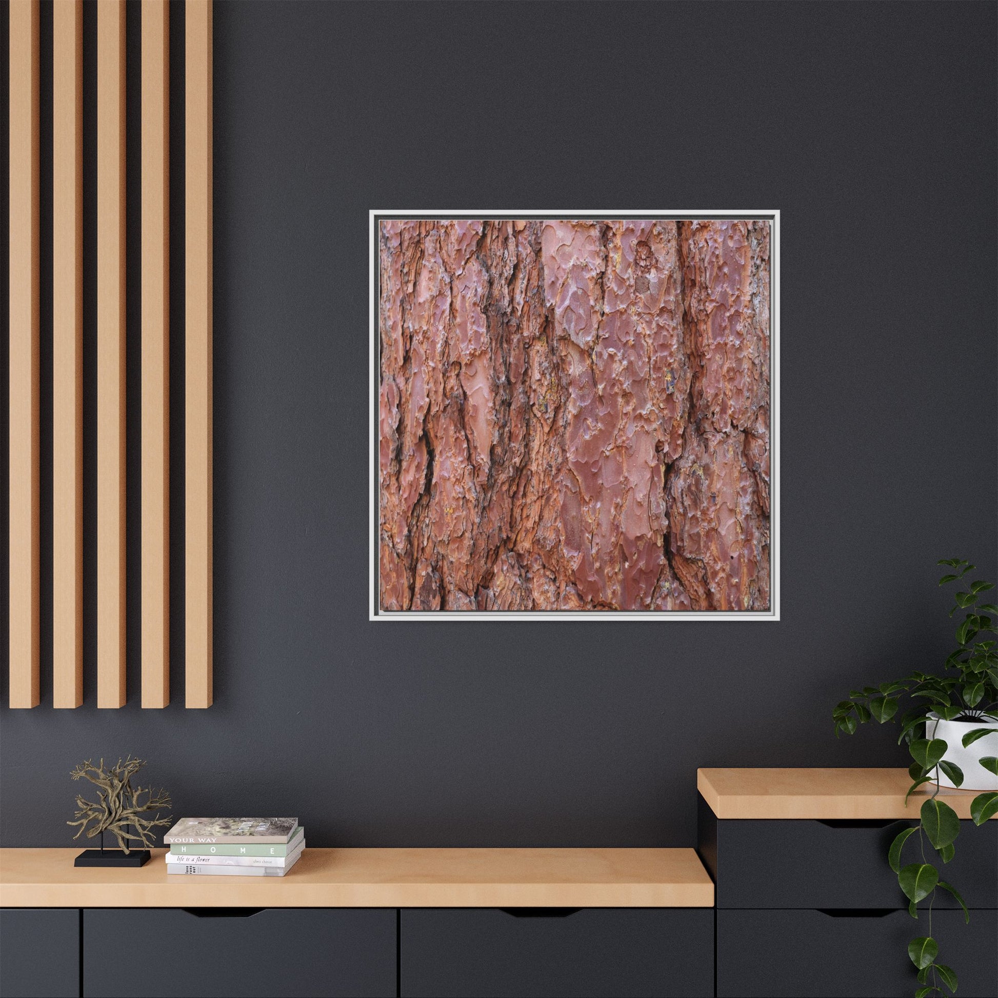 Russet Ridges - Unique Stretched Canvas Wall Art - Art By Earth