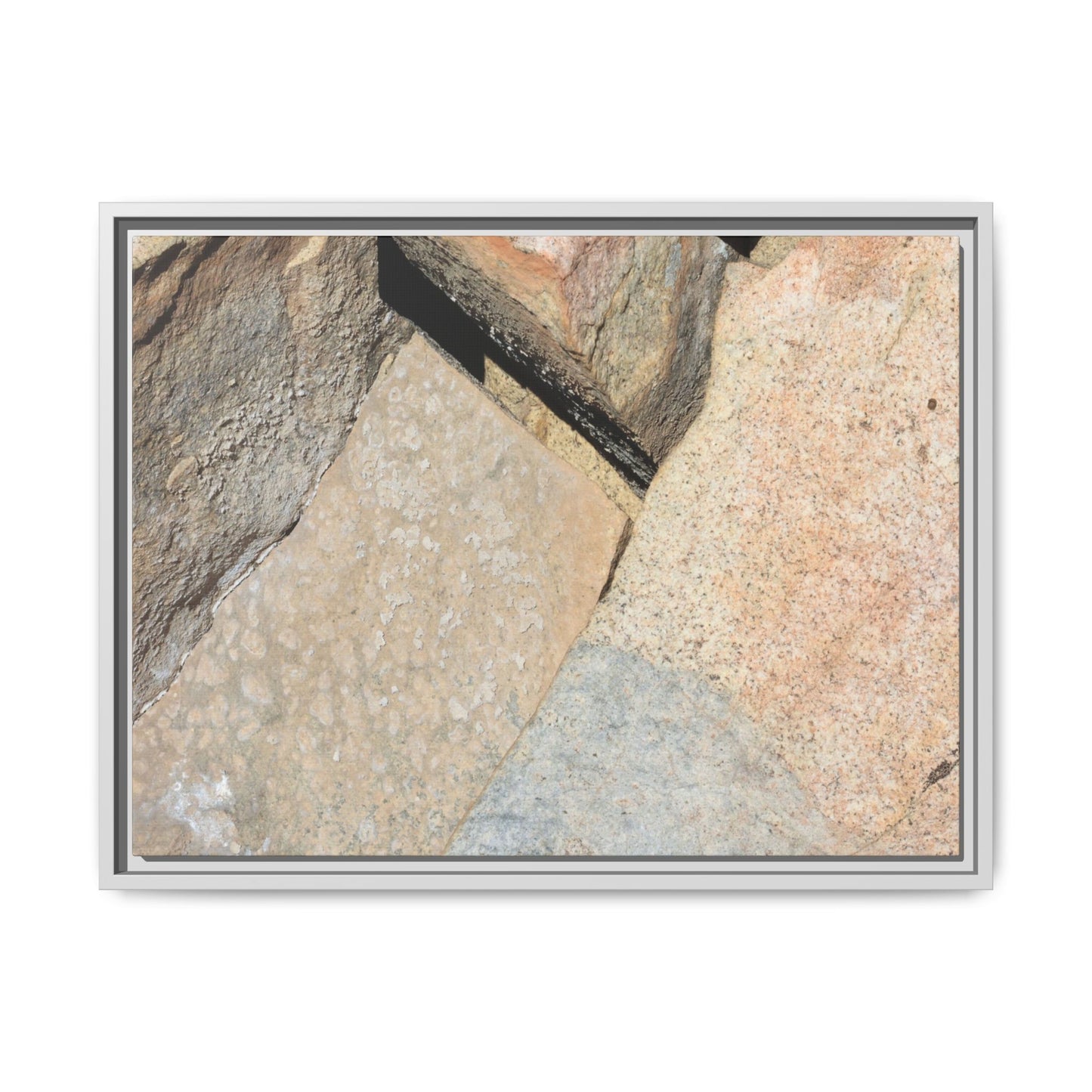 Rock Fragment - Unique Stretched Canvas Wall Art - Art By Earth