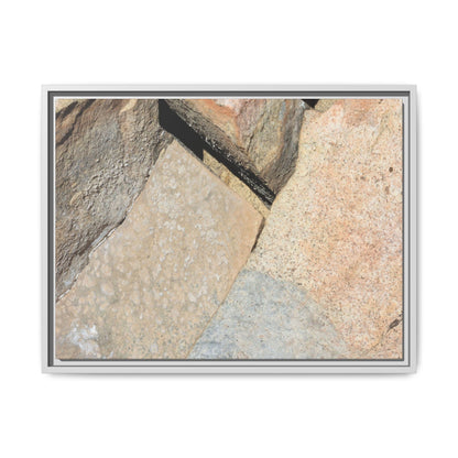 Rock Fragment - Unique Stretched Canvas Wall Art - Art By Earth