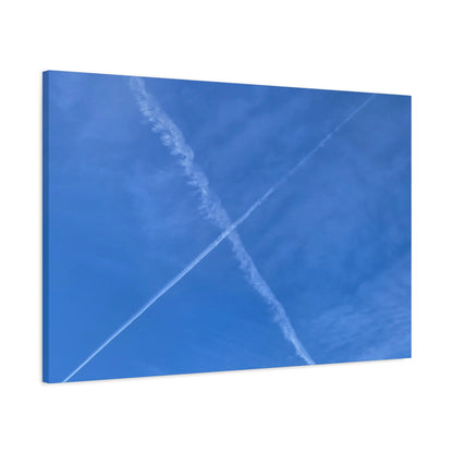 Crossing Paths - Unique Frameless Canvas Wall Art - Art By Earth