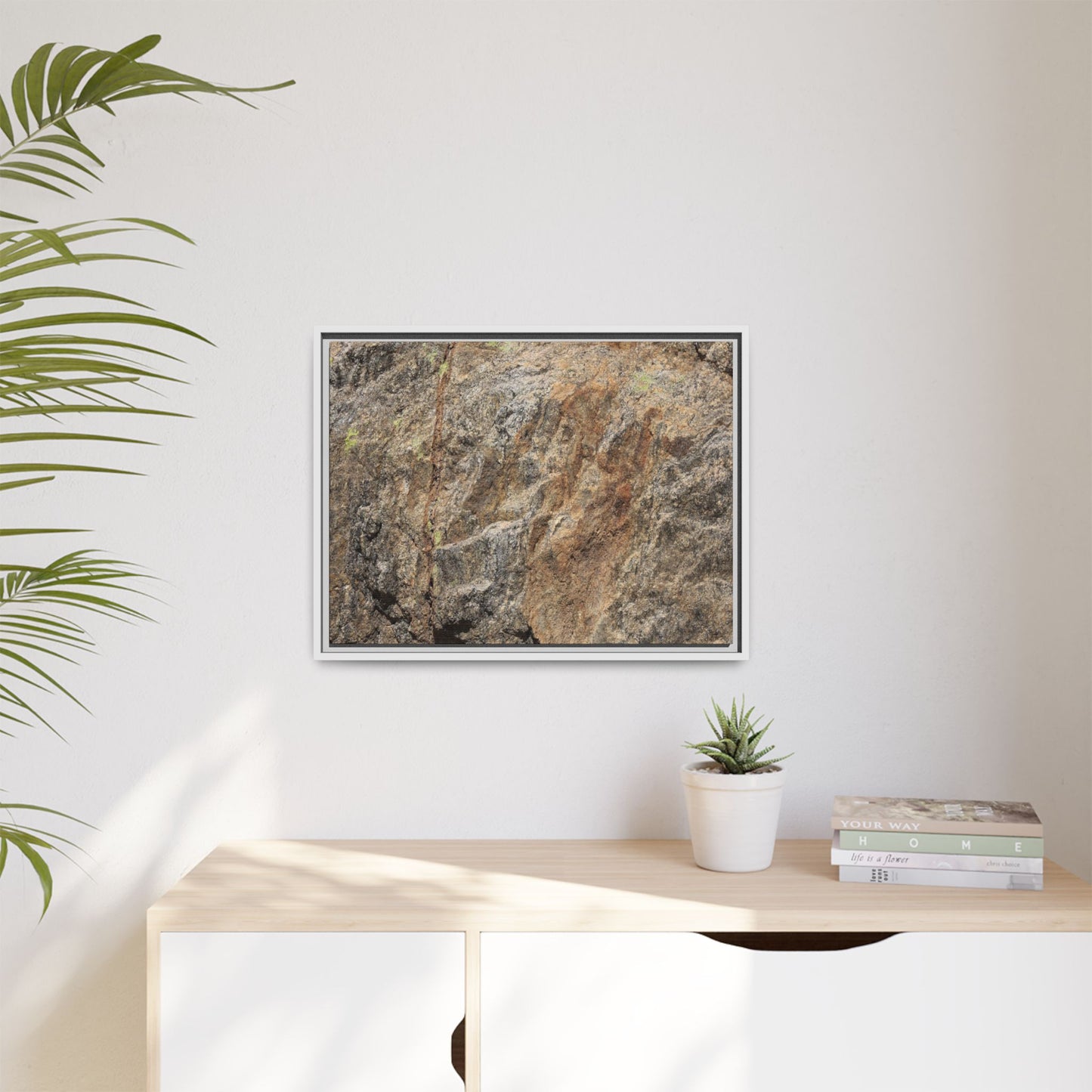 Weathered Rock Formation - Unique Stretched Canvas Wall Art - Art By Earth