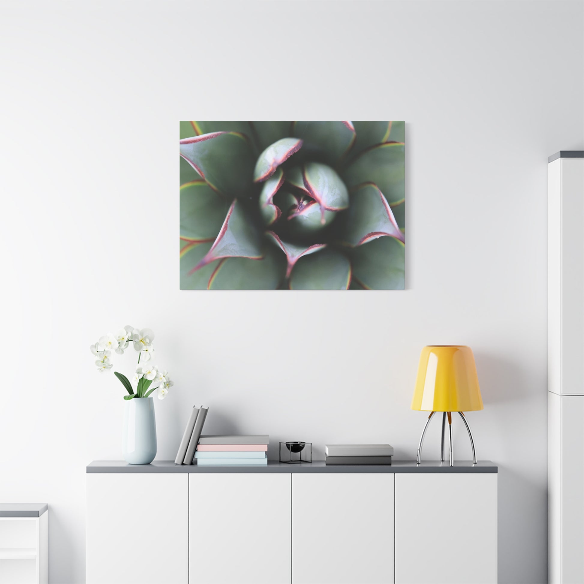 Emerald Spiral - Unique Frameless Canvas Wall Art - Art By Earth