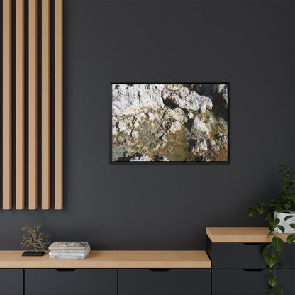 Strata of Silence - Unique Stretched Canvas Wall Art