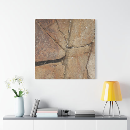 Cracked Earth's Canvas - Unique Frameless Canvas Wall Art - Art By Earth