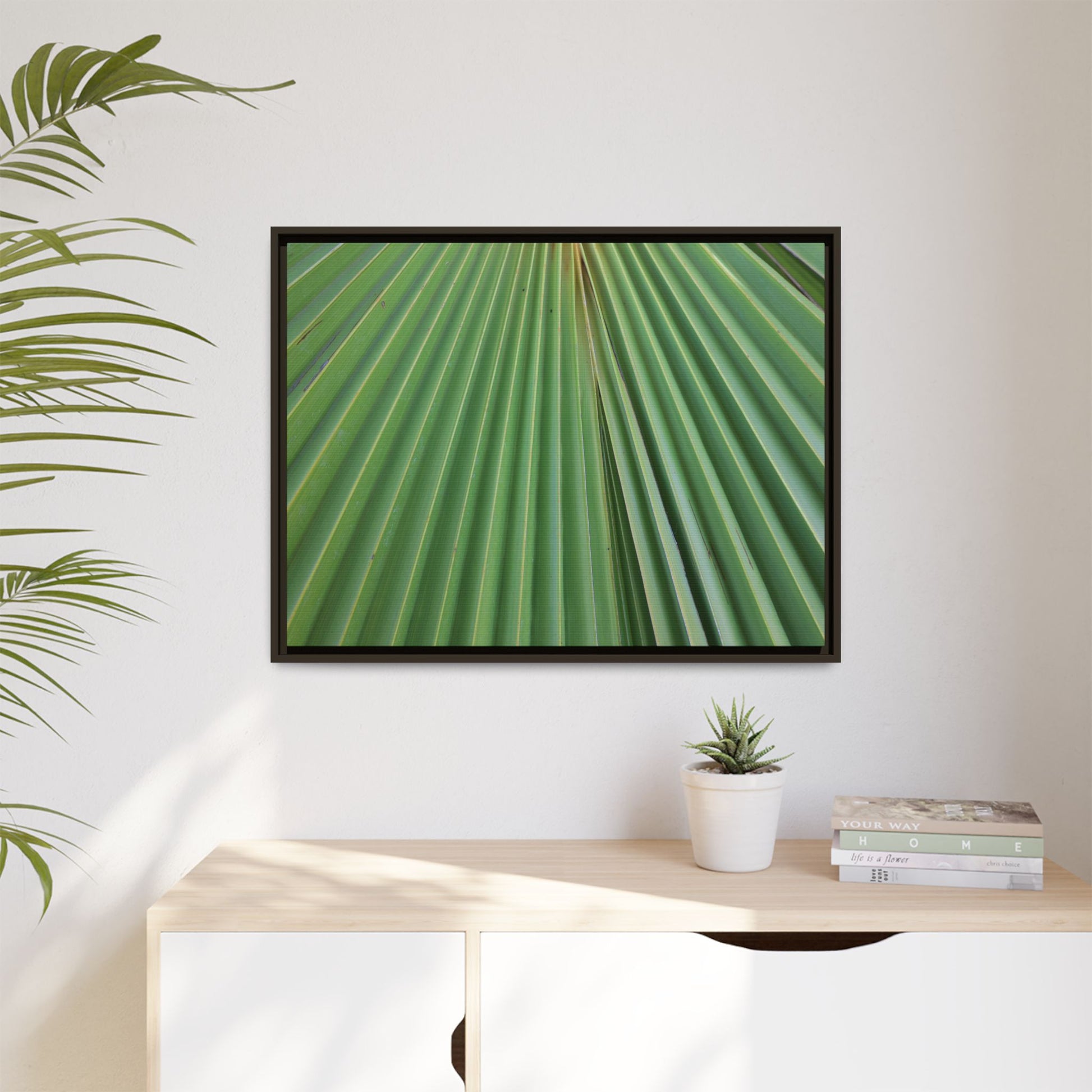 Verdant Veins - Unique Stretched Canvas Wall Art - Art By Earth