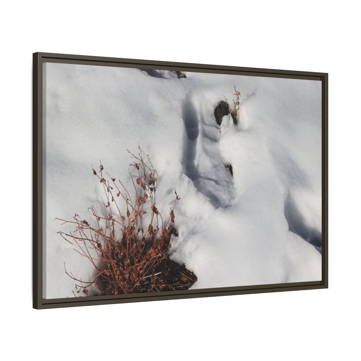 Frostbound Whispers - Unique Stretched Canvas Wall Art