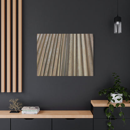 Linear Rhythm - Unique Frameless Canvas Wall Art - Art By Earth
