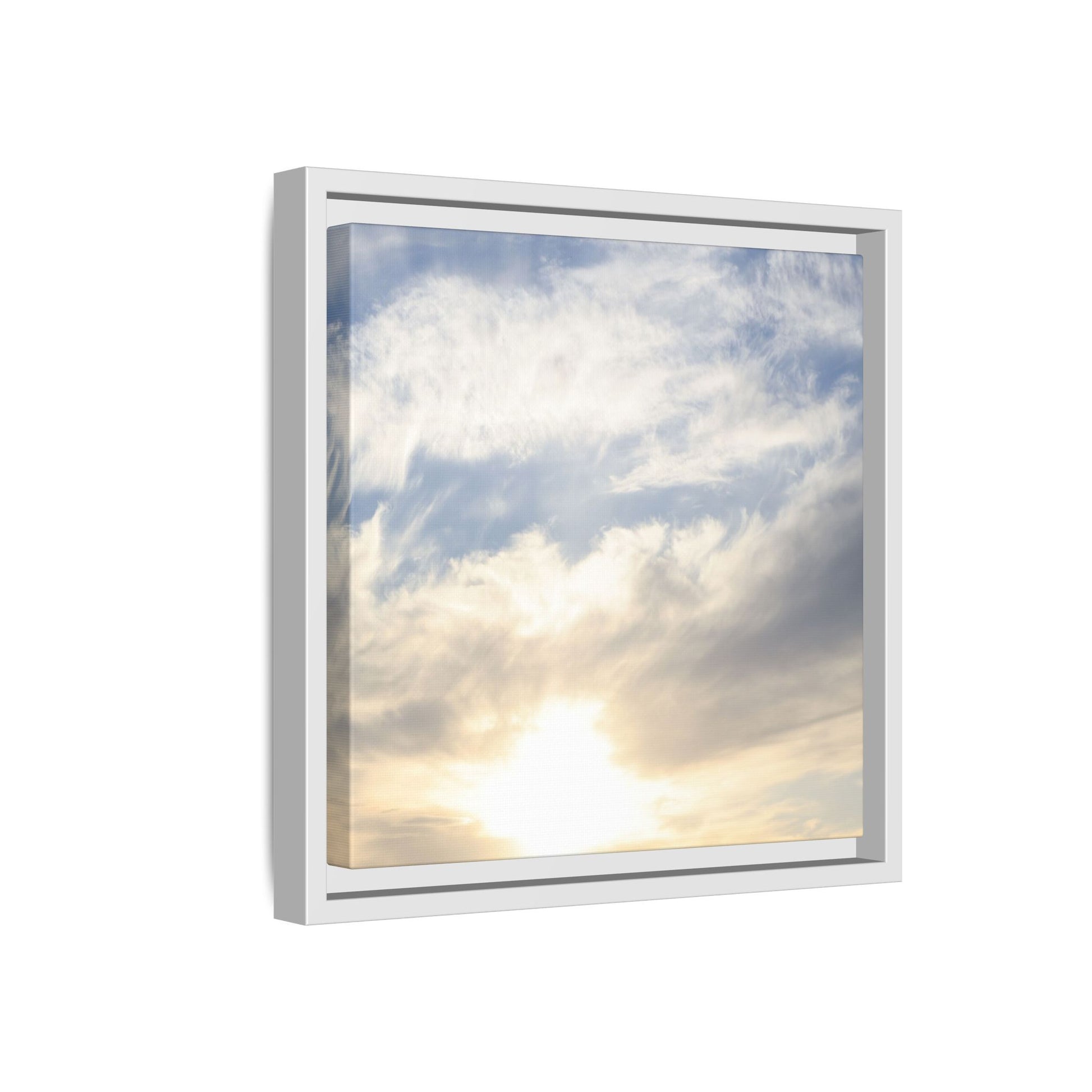 Sky's Ethereal Whisper - Unique Stretched Canvas Wall Art - Art By Earth