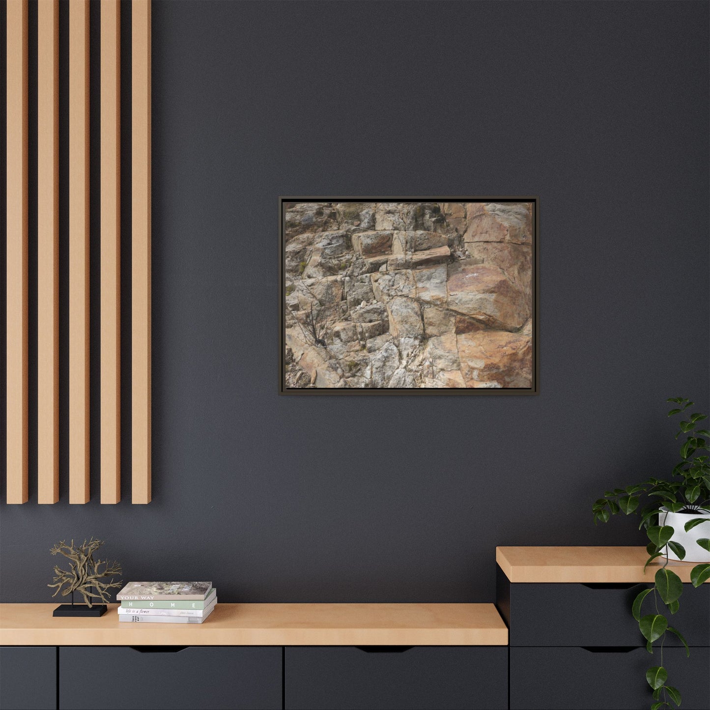 Sandstone Symphony - Unique Stretched Canvas Wall Art - Art By Earth
