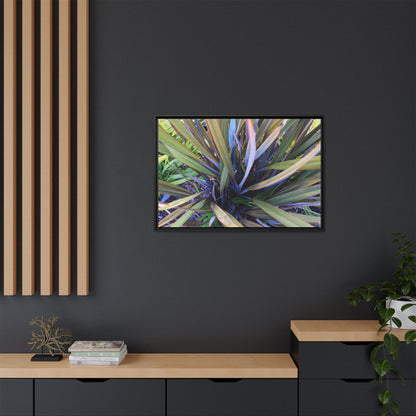 Radiant Leaves - Unique Stretched Canvas Wall Art - Art By Earth