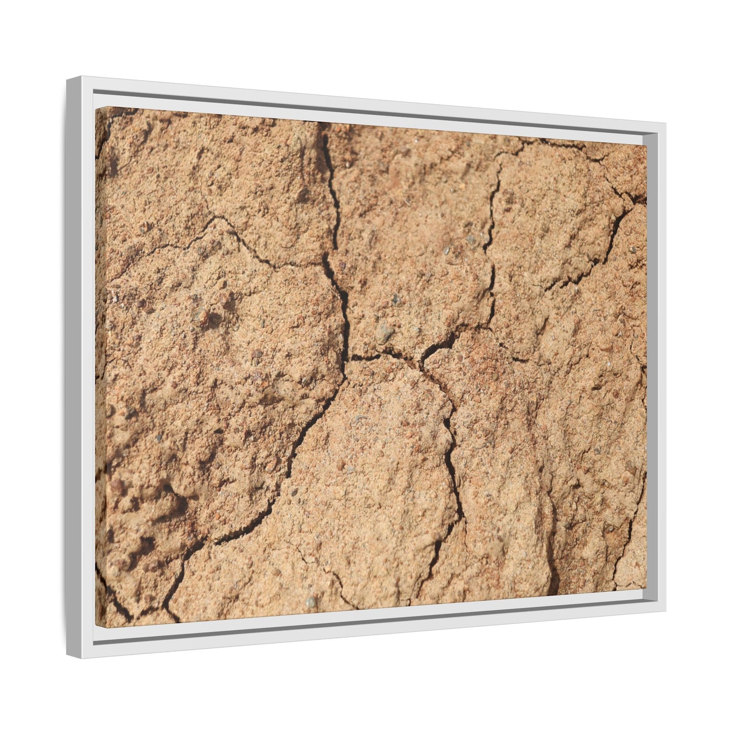 Parched Land - Unique Stretched Canvas Wall Art - Art By Earth