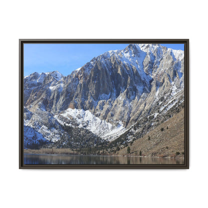 Frozen Reflection - Unique Stretched Canvas Wall Art