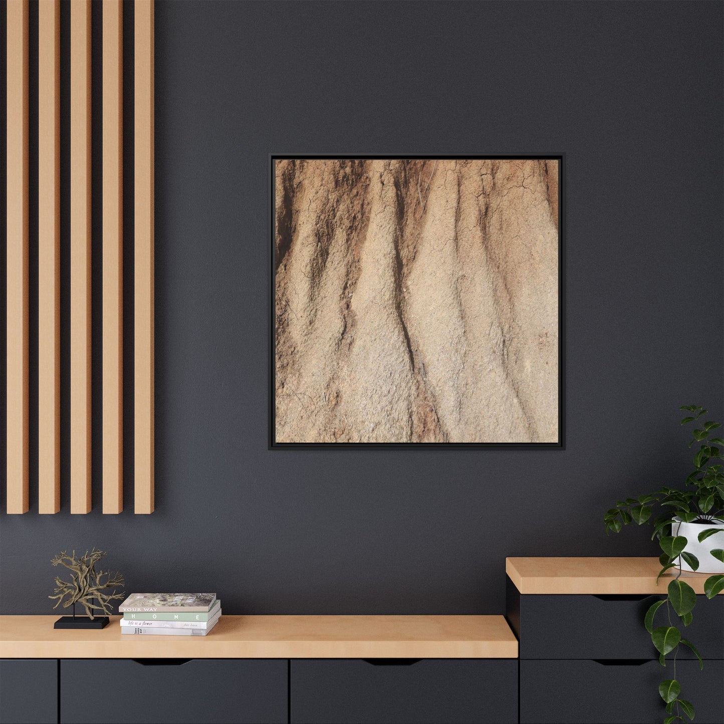 Eroded Canyon Walls - Unique Stretched Canvas Wall Art - Art By Earth