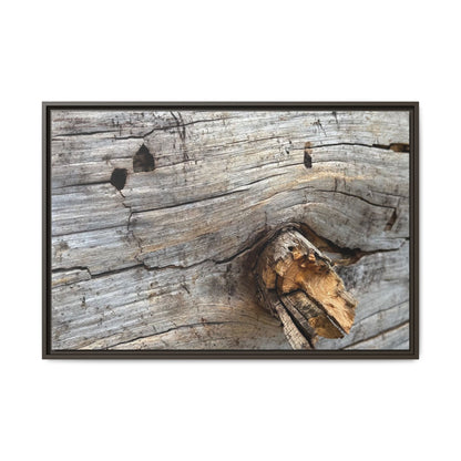 Weathered Wood Texture - Unique Stretched Canvas Wall Art - Art By Earth