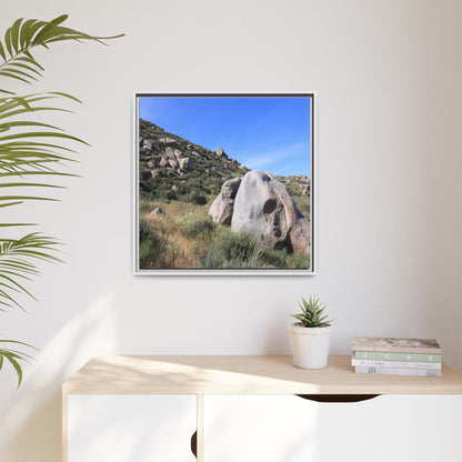 Ancient Stone Guardian - Unique Stretched Canvas Wall Art - Art By Earth