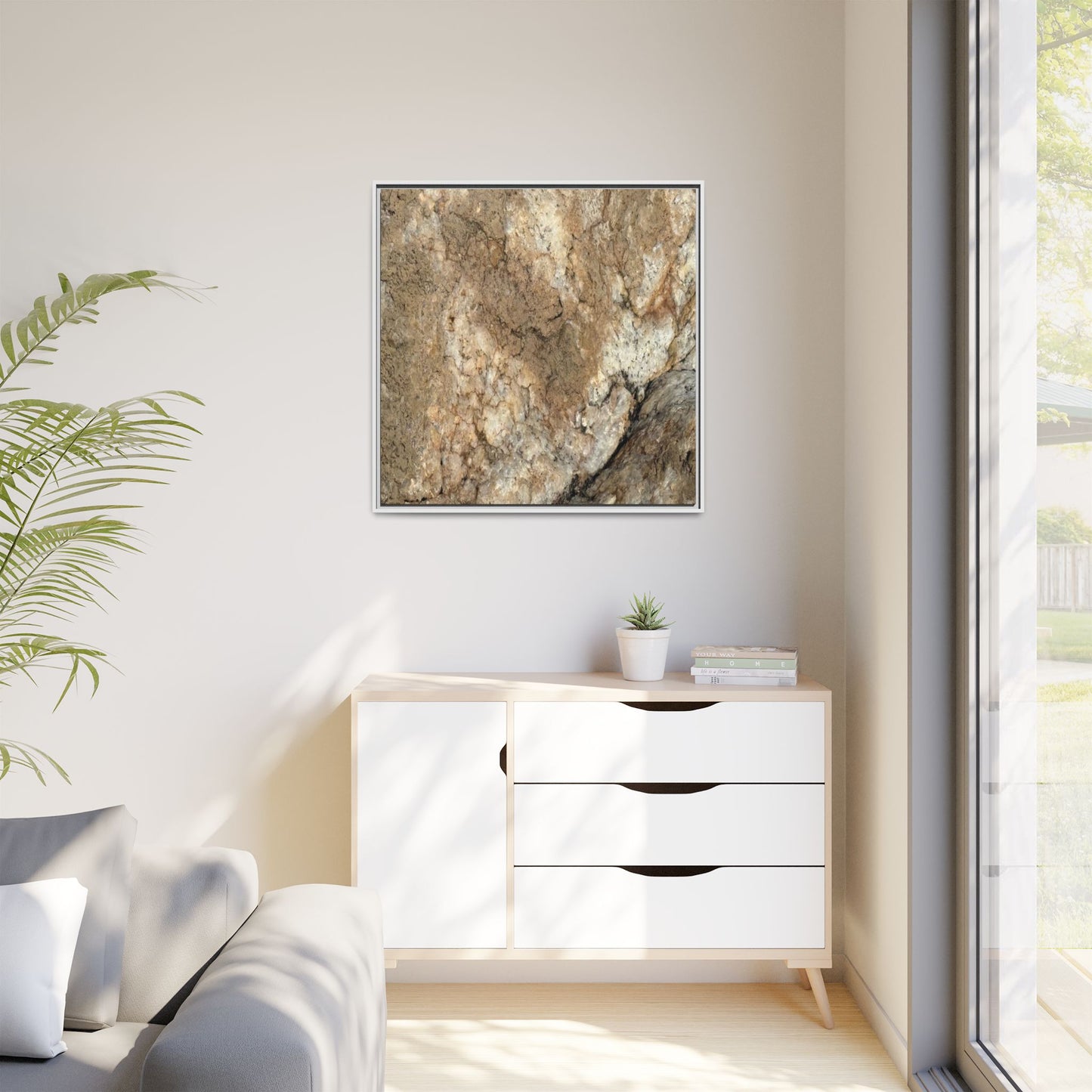 Ancient Stone Wall - Unique Stretched Canvas Wall Art - Art By Earth