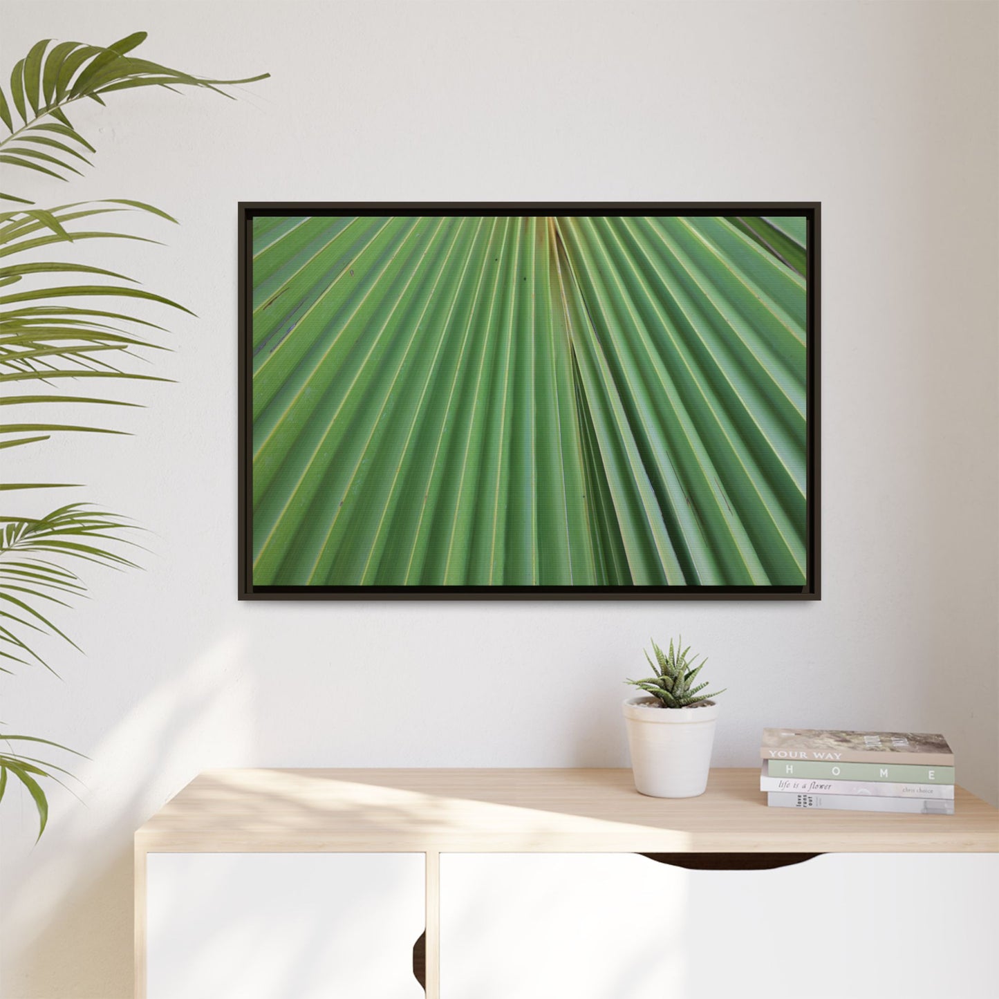 Verdant Veins - Unique Stretched Canvas Wall Art - Art By Earth